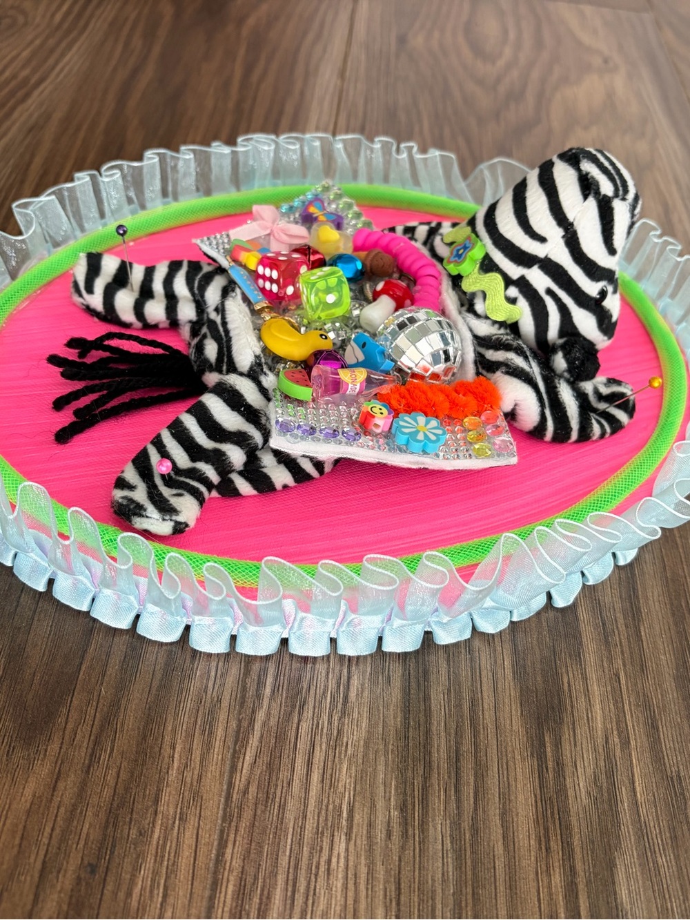 Zebra beanie baby taxidermy - Picture 2 of 2